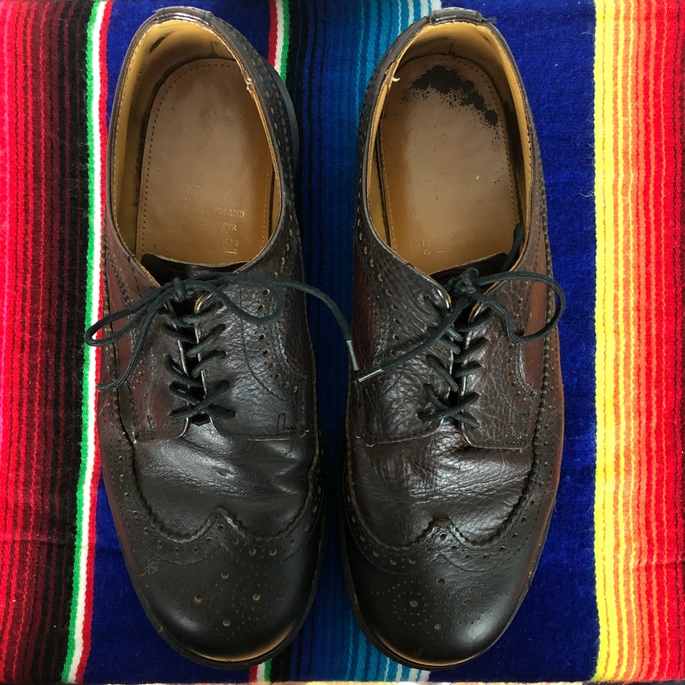 Dr. Martens 3989 Brogue Wingtip VTG. 10. Brown.